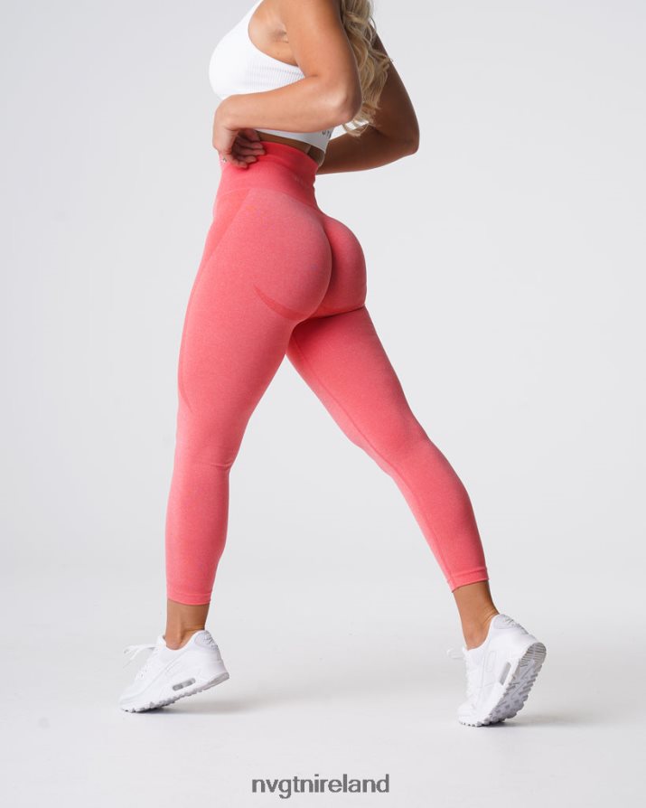 NVGTN Contour Seamless Leggings Fitness Coral Women VV2PRZ533
