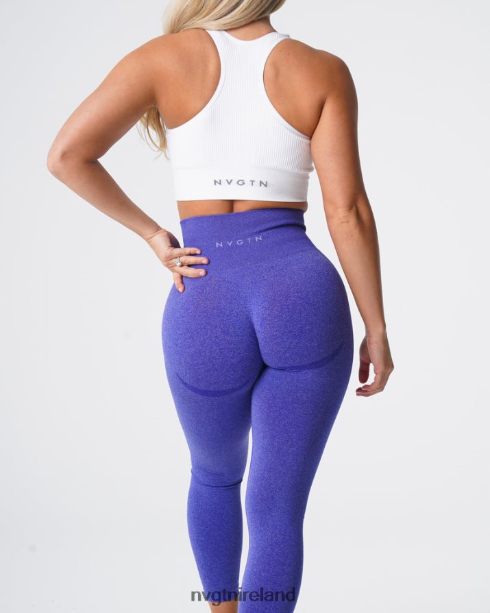 NVGTN Contour Seamless Leggings Fitness Electric Blue Women VV2PRZ528