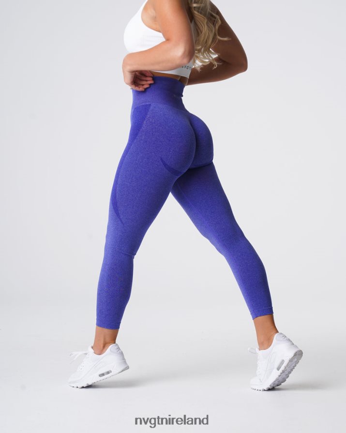 NVGTN Contour Seamless Leggings Fitness Electric Blue Women VV2PRZ528