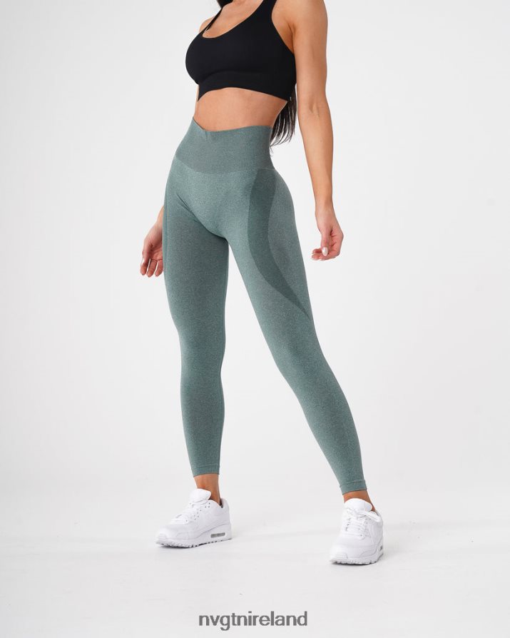 NVGTN Contour Seamless Leggings Fitness Forest Green Women VV2PRZ524