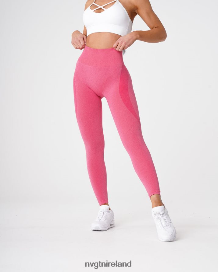NVGTN Contour Seamless Leggings Fitness Hot Pink Women VV2PRZ526