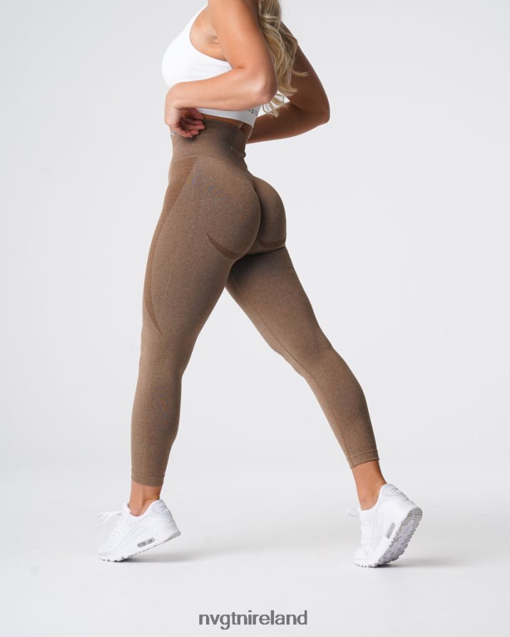 NVGTN Contour Seamless Leggings Fitness Mocha Women VV2PRZ510