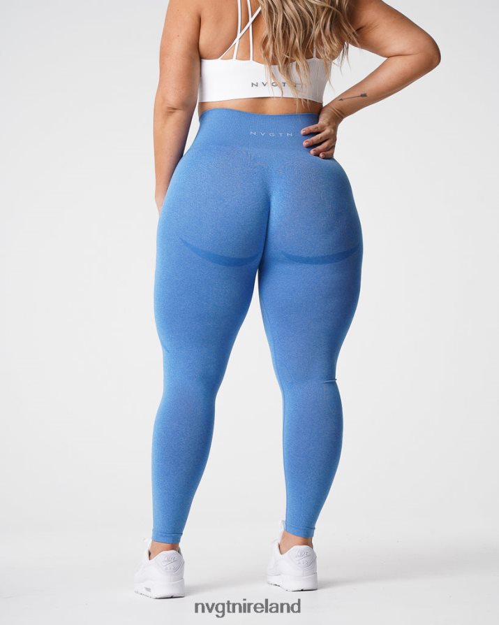 NVGTN Contour Seamless Leggings Fitness Ocean Blue Women VV2PRZ512