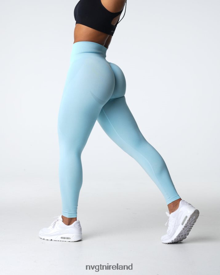 NVGTN Contour Seamless Leggings Fitness Pastel Blue Women VV2PRZ494