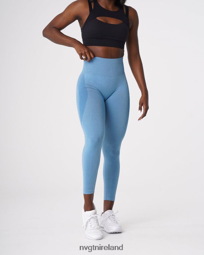 NVGTN Contour Seamless Leggings Fitness Sky Blue Women VV2PRZ519