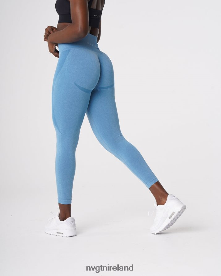 NVGTN Contour Seamless Leggings Fitness Sky Blue Women VV2PRZ519