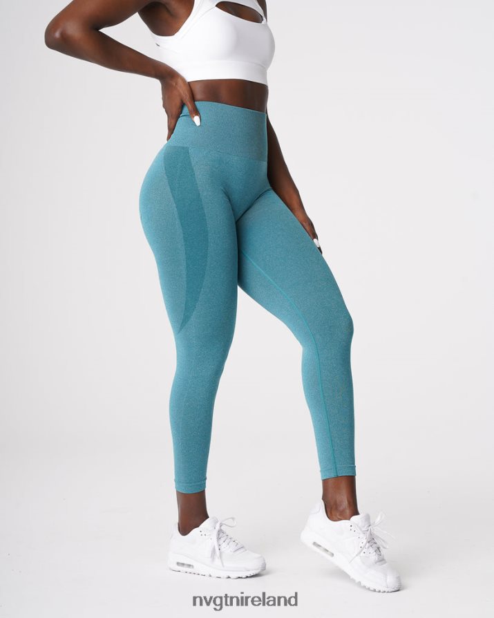 NVGTN Contour Seamless Leggings Fitness Teal Women VV2PRZ534