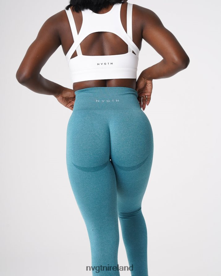 NVGTN Contour Seamless Leggings Fitness Teal Women VV2PRZ534