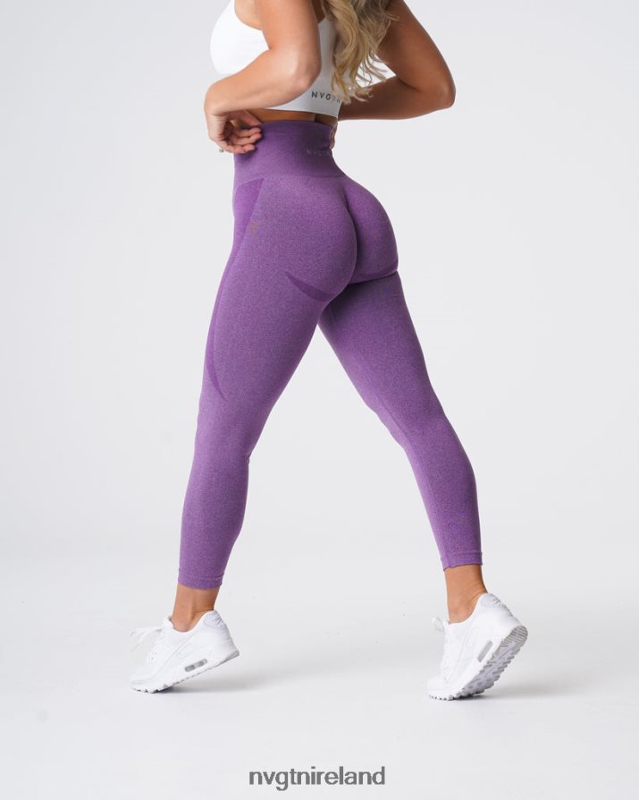 NVGTN Contour Seamless Leggings Fitness Violet Women VV2PRZ520
