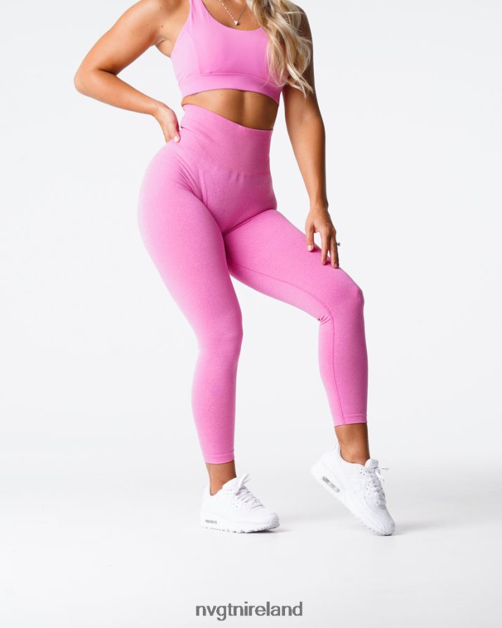 NVGTN Curve Seamless Leggings Fitness Bubble Gum Pink Women VV2PRZ627