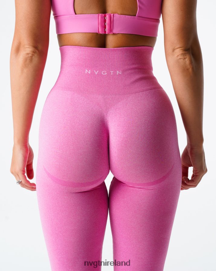NVGTN Curve Seamless Leggings Fitness Bubble Gum Pink Women VV2PRZ627