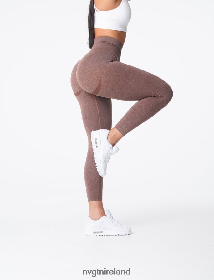 NVGTN Curve Seamless Leggings Fitness Cocoa Women VV2PRZ623