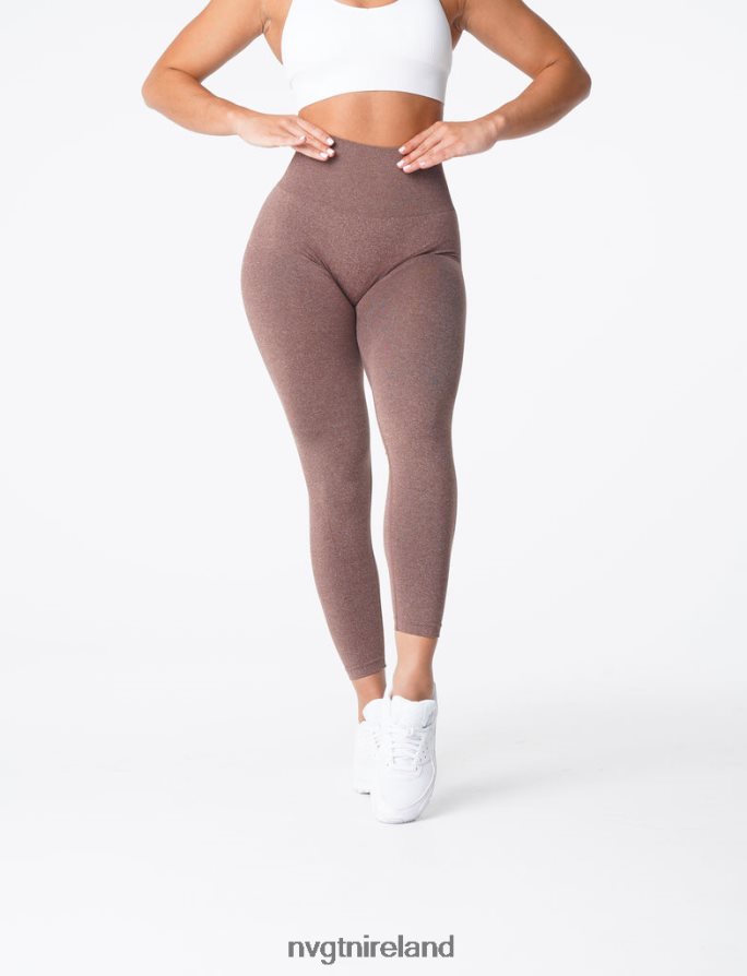 NVGTN Curve Seamless Leggings Fitness Cocoa Women VV2PRZ623