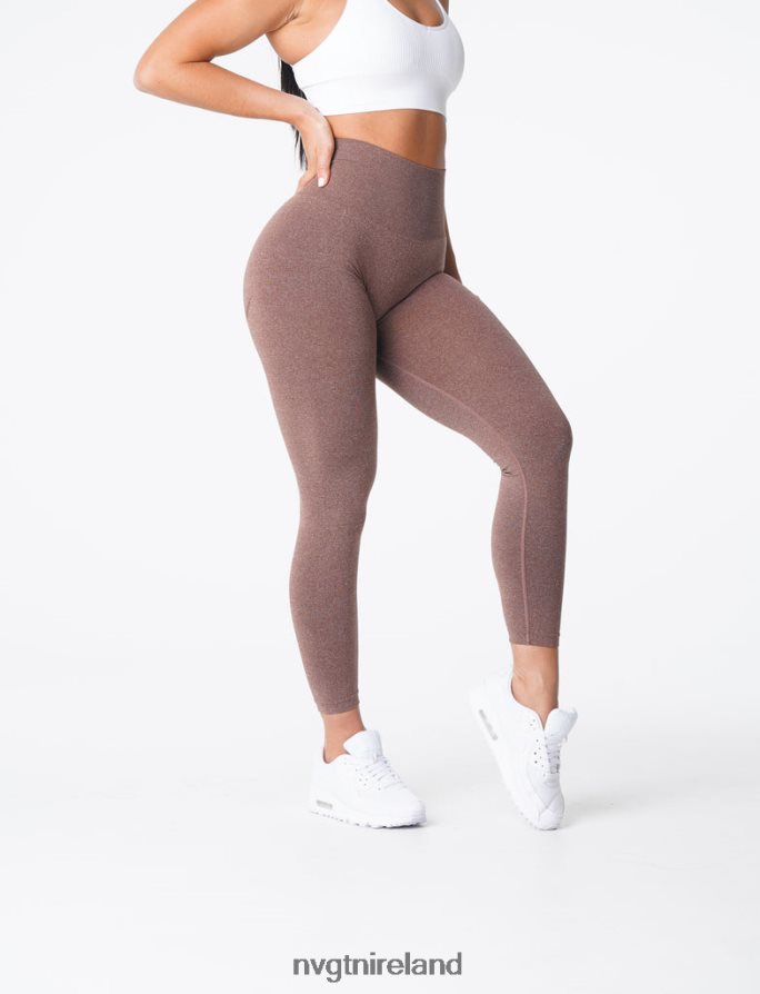 NVGTN Curve Seamless Leggings Fitness Cocoa Women VV2PRZ623