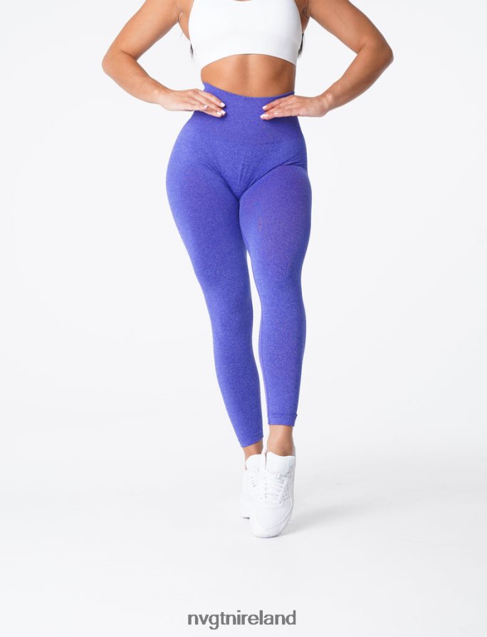 NVGTN Curve Seamless Leggings Fitness Electric Blue Women VV2PRZ633