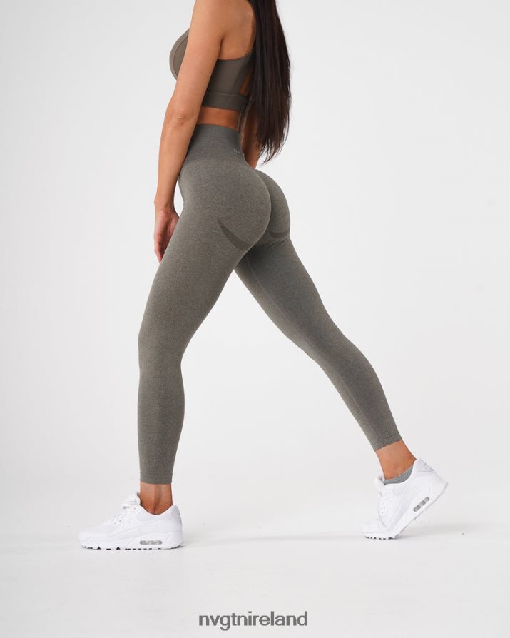 NVGTN Curve Seamless Leggings Fitness Khaki Green Women VV2PRZ628
