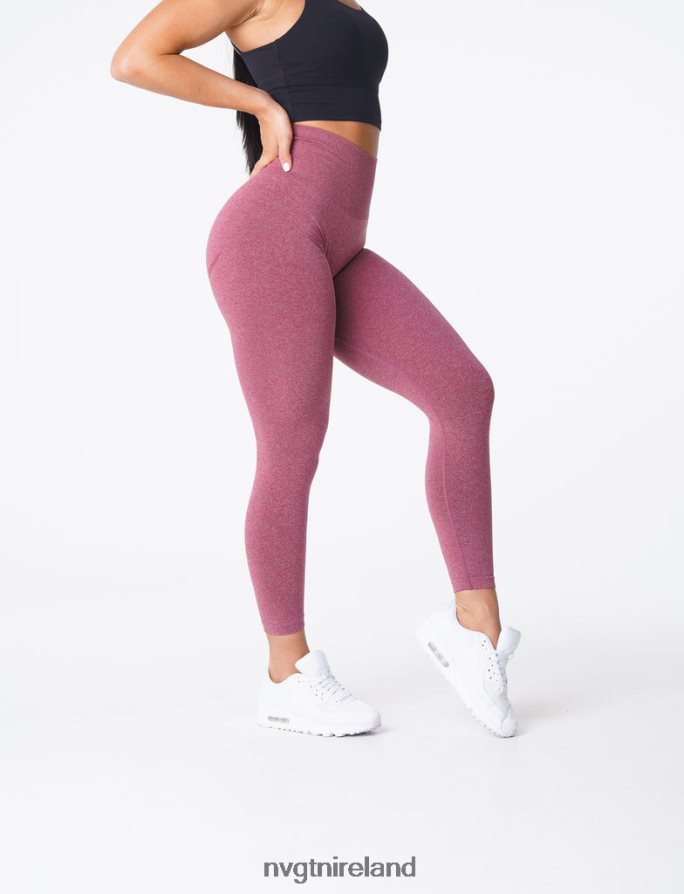 NVGTN Curve Seamless Leggings Fitness Maroon Women VV2PRZ620