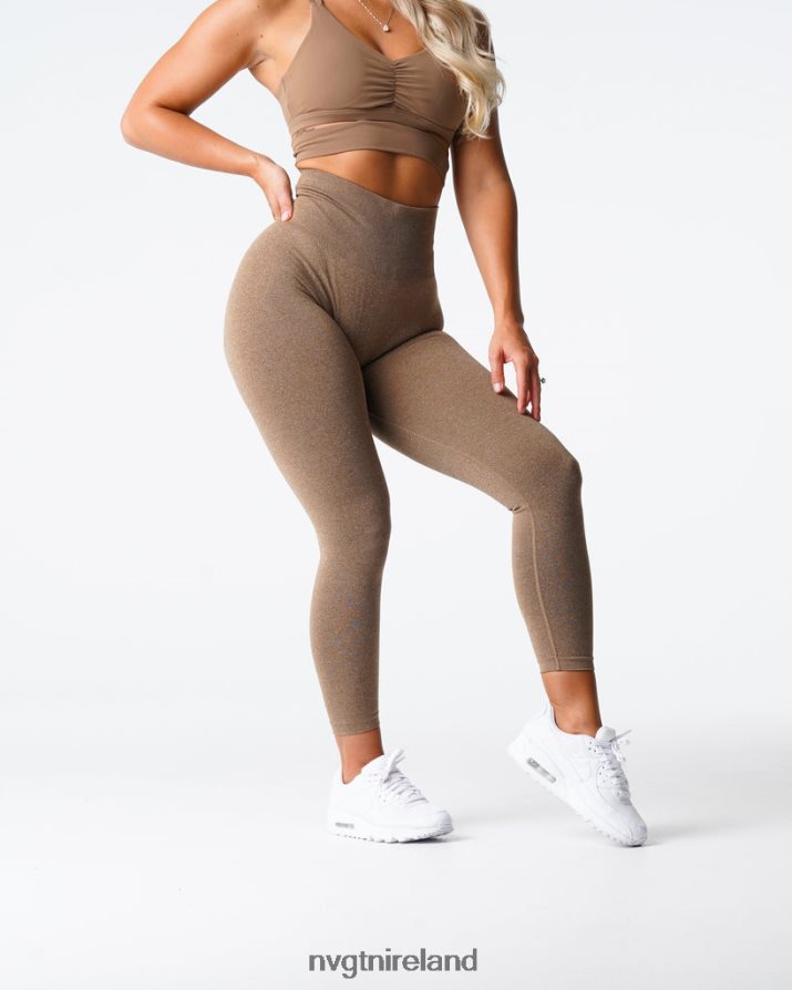 NVGTN Curve Seamless Leggings Fitness Mocha Women VV2PRZ622