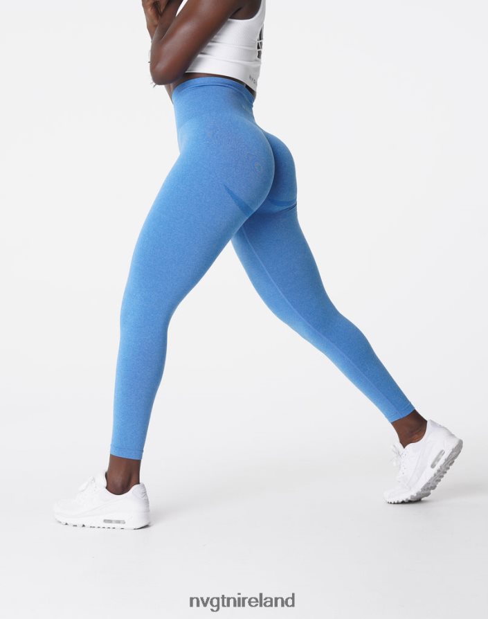 NVGTN Curve Seamless Leggings Fitness Ocean Blue Women VV2PRZ624