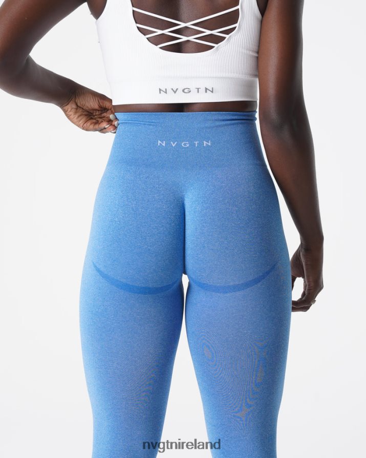 NVGTN Curve Seamless Leggings Fitness Ocean Blue Women VV2PRZ624