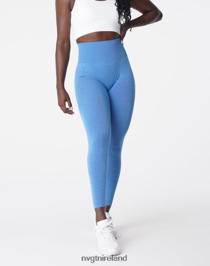 NVGTN Curve Seamless Leggings Fitness Ocean Blue Women VV2PRZ624