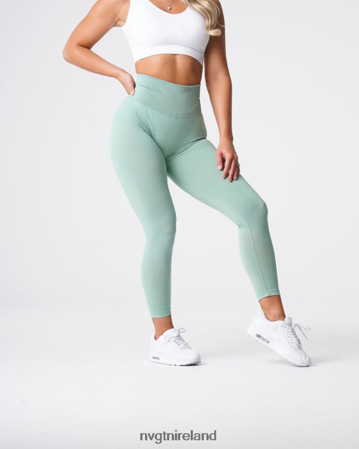NVGTN Curve Seamless Leggings Fitness Sage Green Women VV2PRZ631