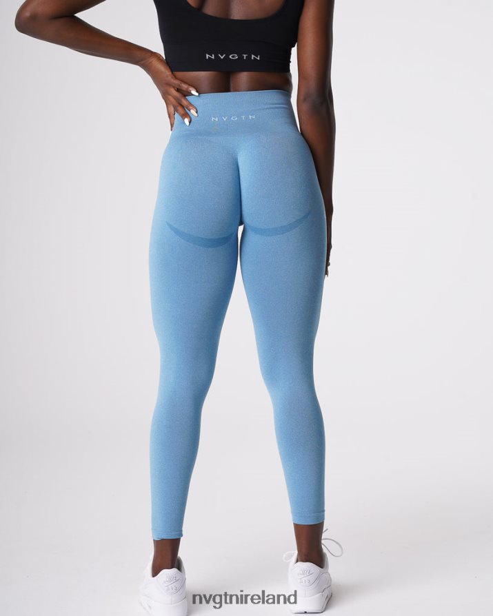 NVGTN Curve Seamless Leggings Fitness Sky Blue Women VV2PRZ632
