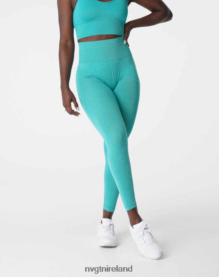 NVGTN Curve Seamless Leggings Fitness Turquoise Women VV2PRZ625