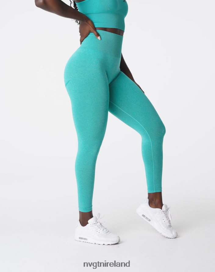 NVGTN Curve Seamless Leggings Fitness Turquoise Women VV2PRZ625