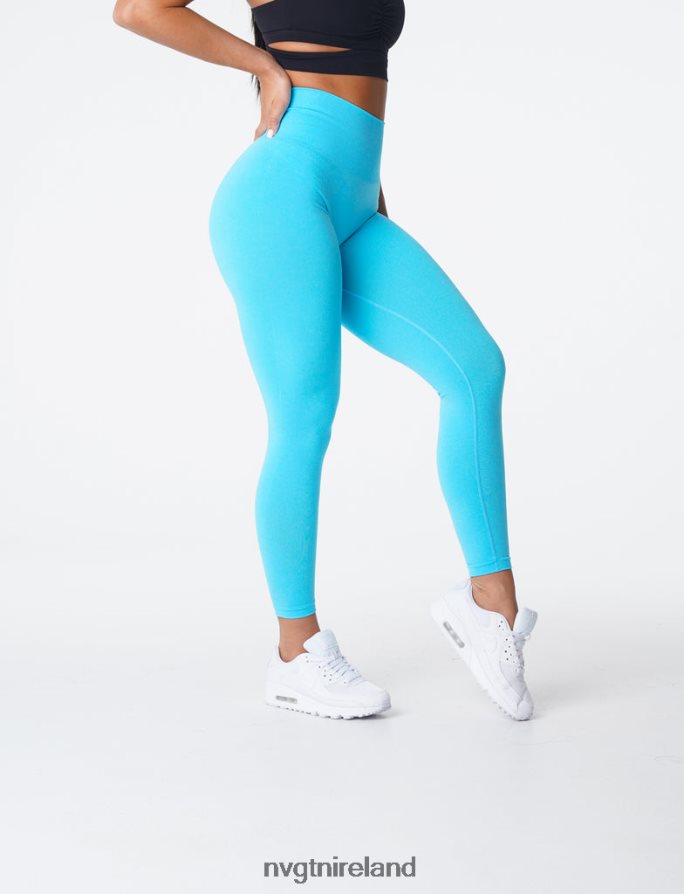 NVGTN NV Seamless Leggings Fitness Aqua Women VV2PRZ594