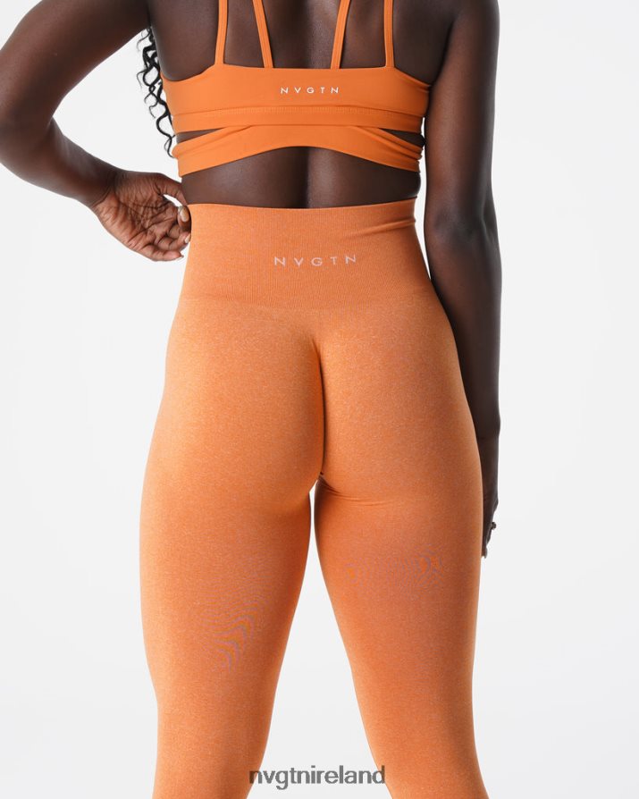 NVGTN NV Seamless Leggings Fitness Burnt Orange Women VV2PRZ589
