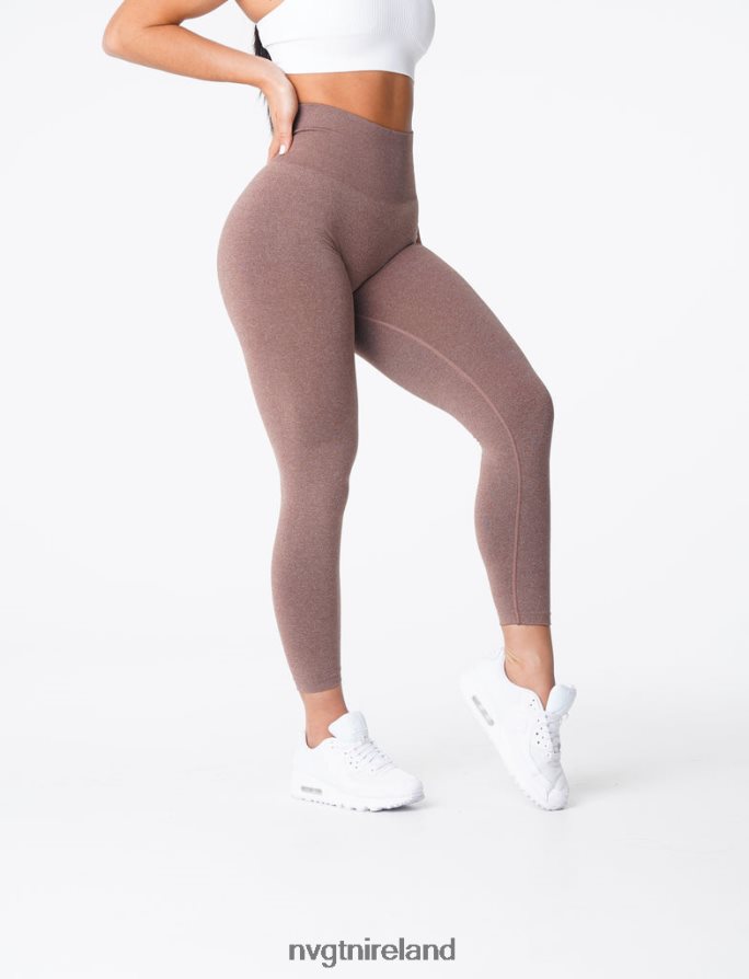 NVGTN NV Seamless Leggings Fitness Cocoa Women VV2PRZ583
