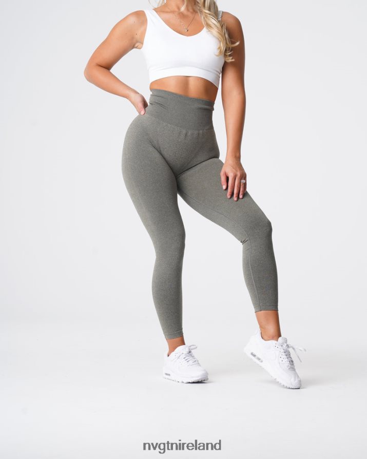NVGTN NV Seamless Leggings Fitness Khaki Green Women VV2PRZ588