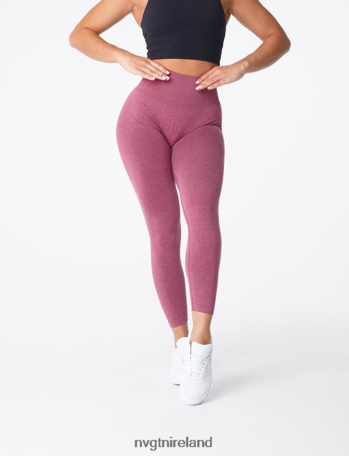 NVGTN NV Seamless Leggings Fitness Maroon Women VV2PRZ580