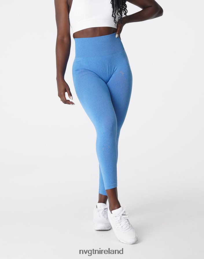 NVGTN NV Seamless Leggings Fitness Ocean Blue Women VV2PRZ584