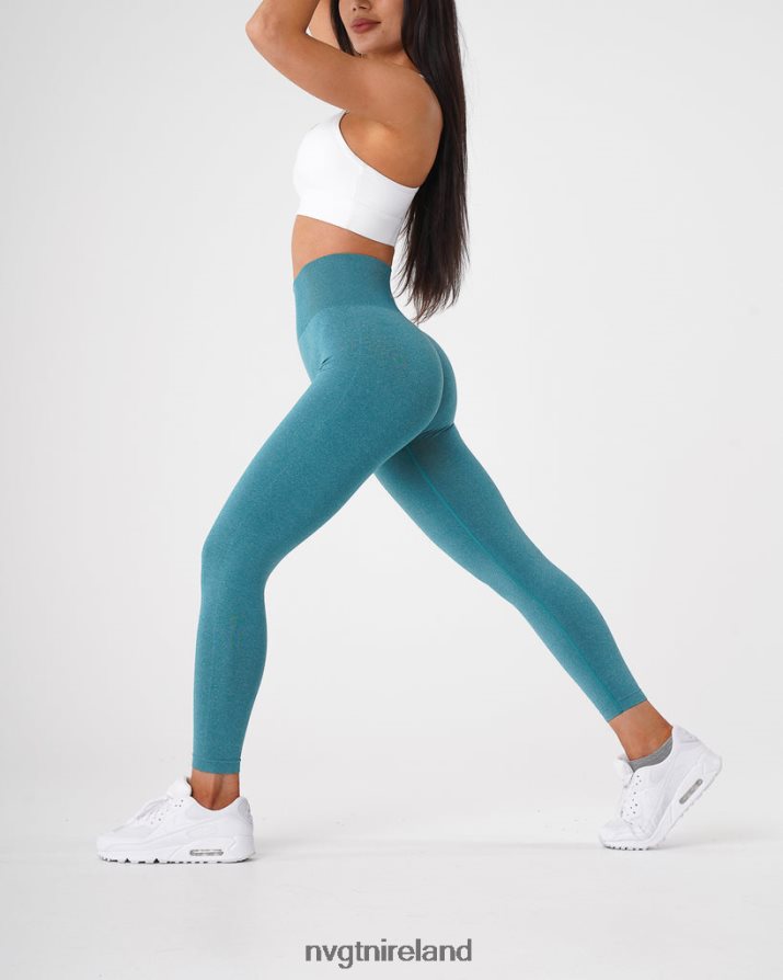 NVGTN NV Seamless Leggings Fitness Teal Women VV2PRZ596