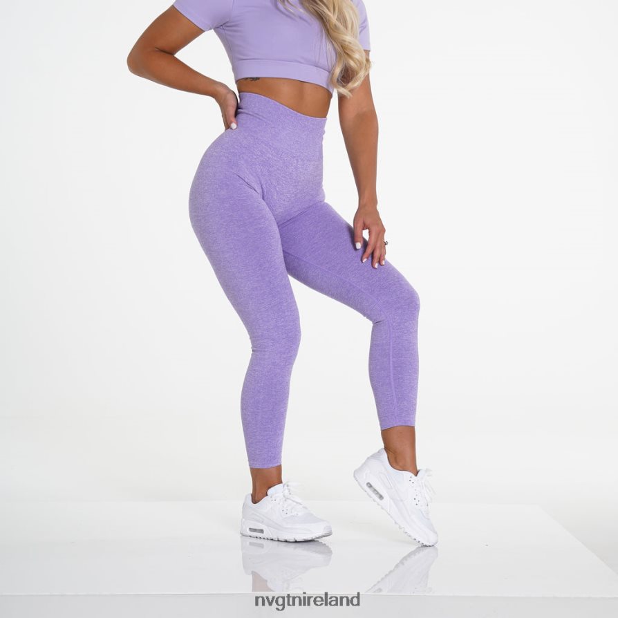 NVGTN Scrunch Seamless Leggings Fitness Lilac Women VV2PRZ646