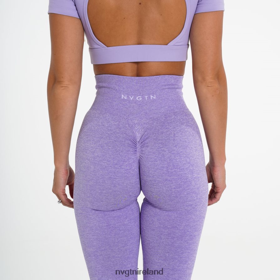 NVGTN Scrunch Seamless Leggings Fitness Lilac Women VV2PRZ646
