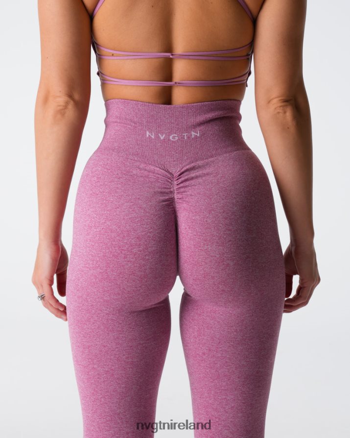 NVGTN Scrunch Seamless Leggings Fitness Pastel Pink Women VV2PRZ539