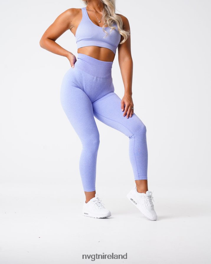 NVGTN Scrunch Seamless Leggings Fitness Periwinkle Women VV2PRZ642