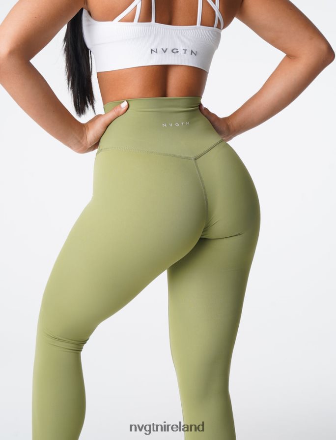 NVGTN Signature 2.0 Leggings Fitness Olive Women VV2PRZ654