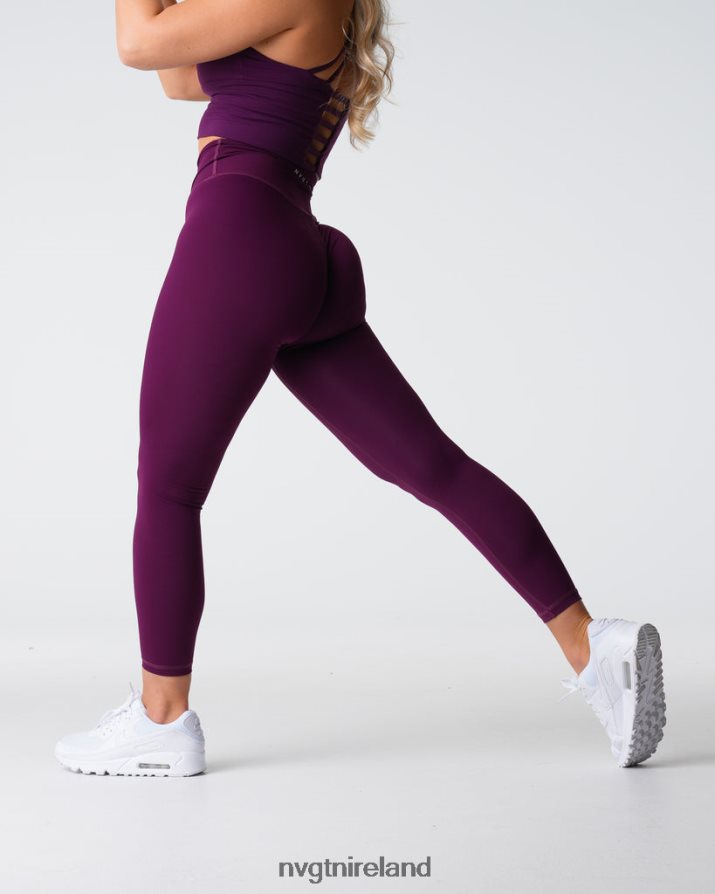 NVGTN Signature 2.0 Leggings Fitness Plum Women VV2PRZ547
