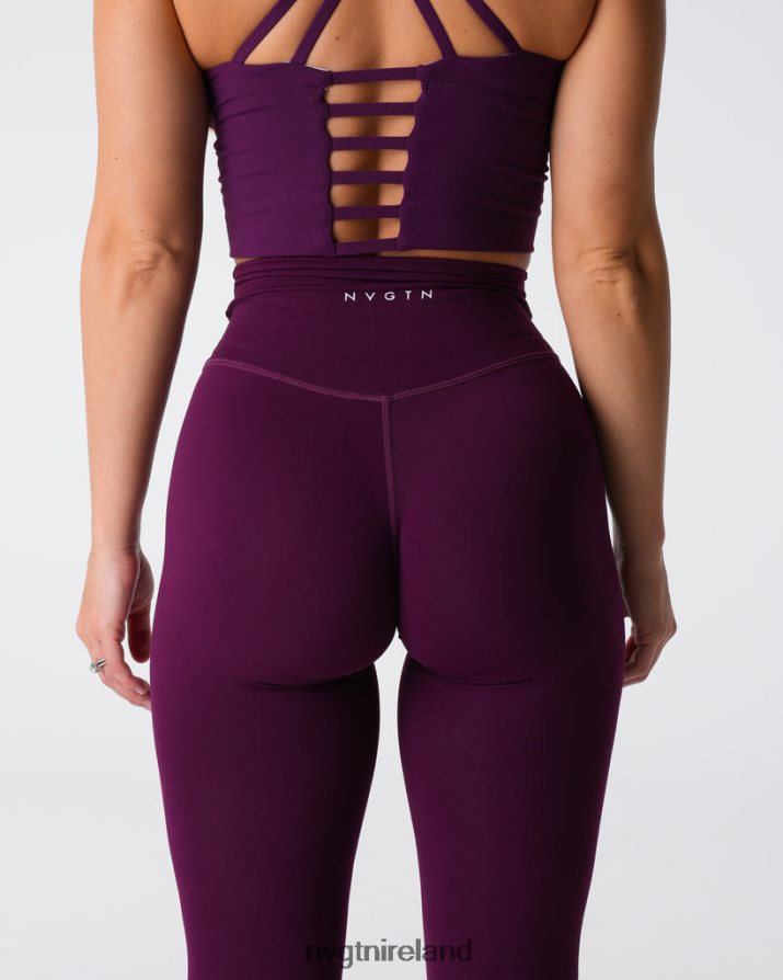 NVGTN Signature 2.0 Leggings Fitness Plum Women VV2PRZ547