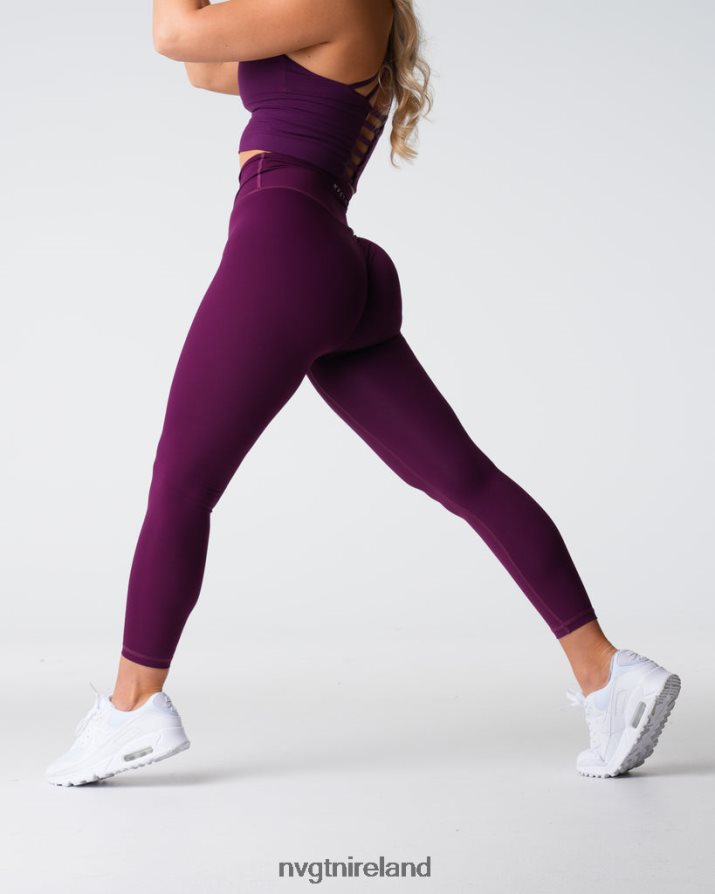 NVGTN Signature 2.0 Leggings Fitness Plum Women VV2PRZ547