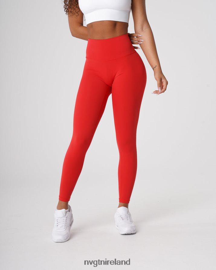 NVGTN Signature 2.0 Leggings Fitness Scarlet Women VV2PRZ652