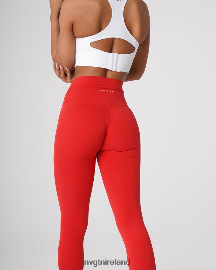 NVGTN Signature 2.0 Leggings Fitness Scarlet Women VV2PRZ652