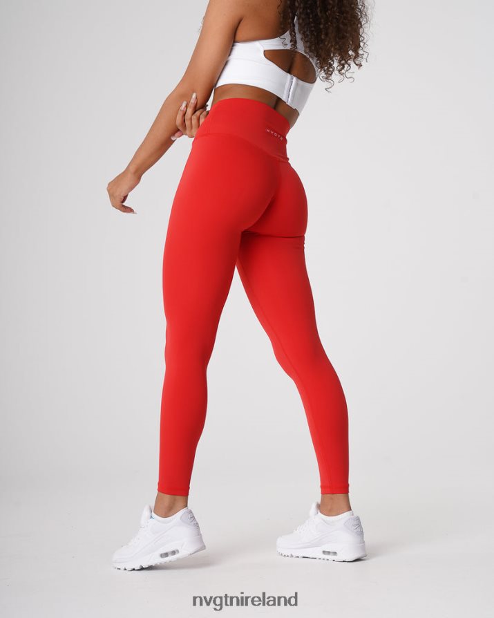 NVGTN Signature 2.0 Leggings Fitness Scarlet Women VV2PRZ652