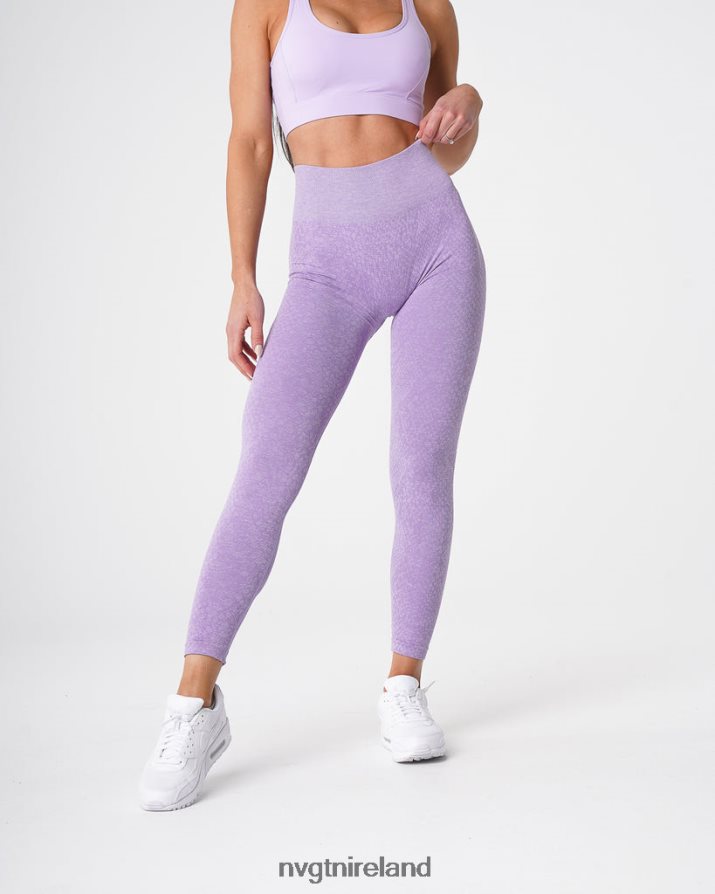 NVGTN Snakeskin Seamless Leggings Fitness Lilac Women VV2PRZ692