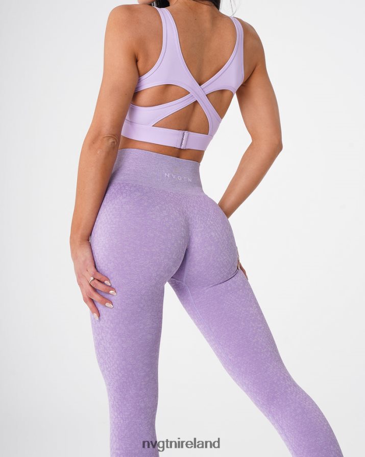 NVGTN Snakeskin Seamless Leggings Fitness Lilac Women VV2PRZ692