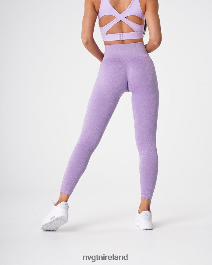 NVGTN Snakeskin Seamless Leggings Fitness Lilac Women VV2PRZ692